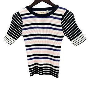 Girls Size Medium Kidpik Striped‎ Knit Top Multi-Color